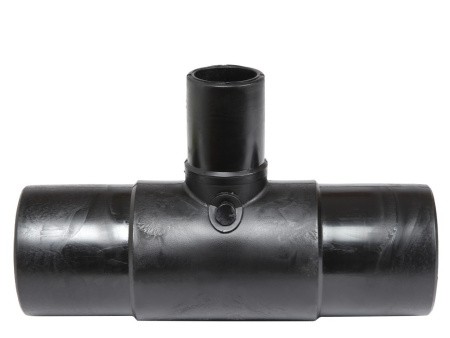 ТРОЙНИК ЛИТОЙ ПЕРЕХОДНОЙ ДЛИННЫЙ 90° T PE100 PN16 D90X63