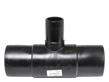 ТРОЙНИК ЛИТОЙ ПЕРЕХОДНОЙ ДЛИННЫЙ 90° T PE100 PN16 D90X63