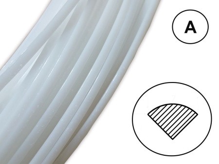 Сварочный пруток ПОМ цвет натуральный (профиль А)